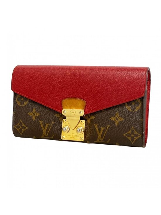 Louis Vuitton Handbags - Louis Vuitton Wallet Monogram Portefeuille Pallas Brown Cerise
